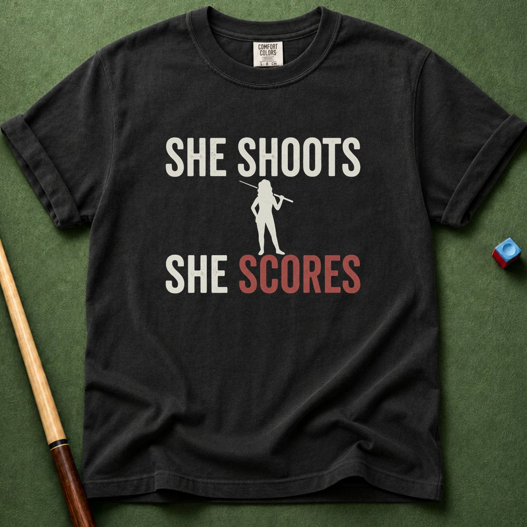 She Shoots She Scores T-Shirt