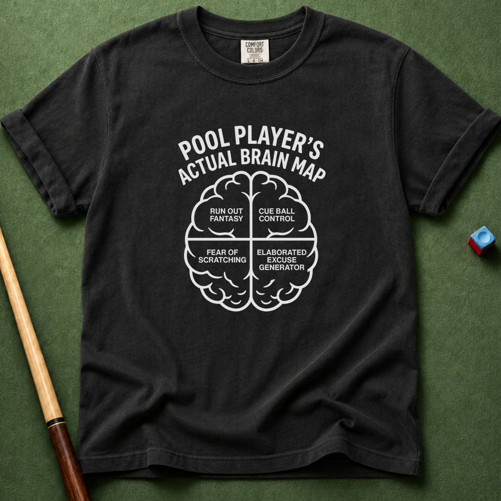 Pool Player Brain T-Shirt