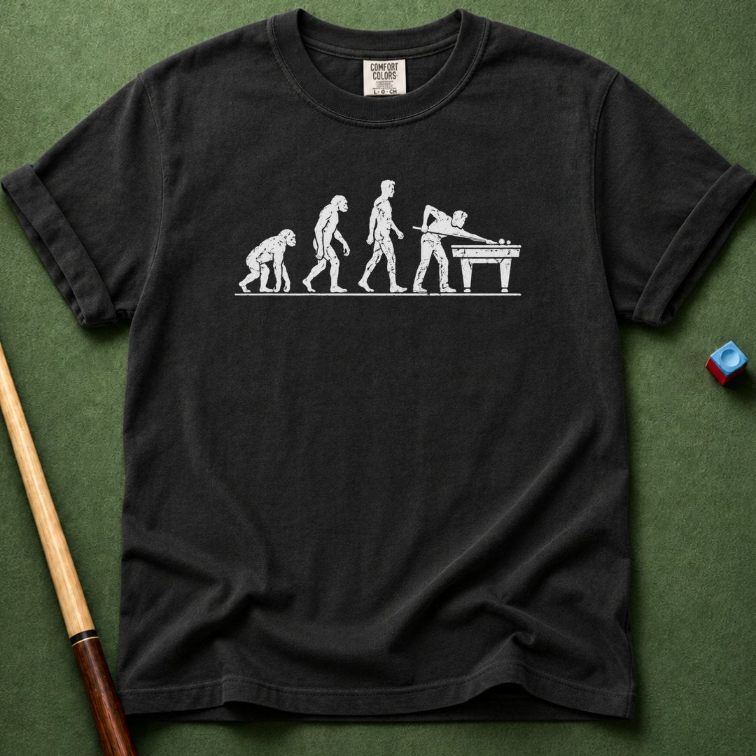 Pool Player Evolution T-Shirt