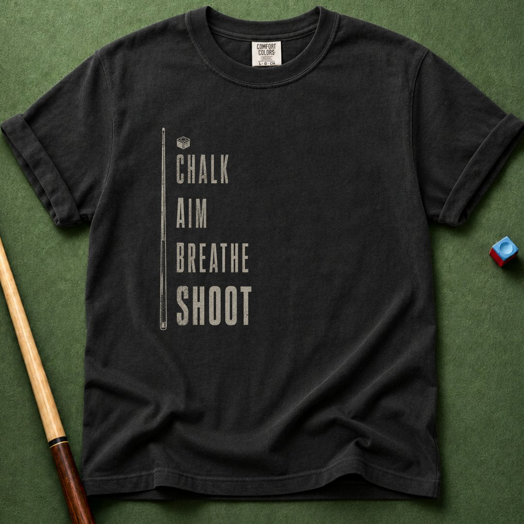 Chalk Aim Breath Shoot T-Shirt