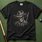 Pool Hall Outlaw Skull T-Shirt