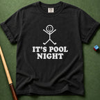 Pool Night Stickman T-Shirt