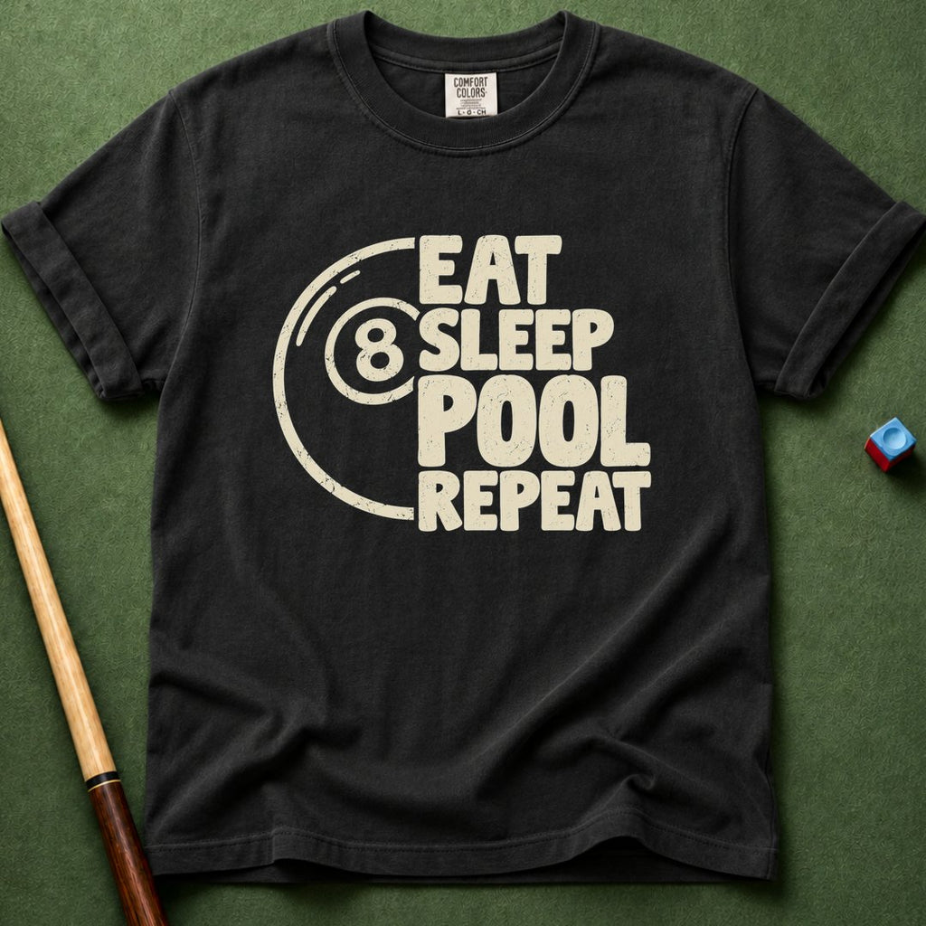 Eat Sleep Pool Repeat T-Shirt