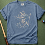 Pool Hall Outlaw Skull T-Shirt