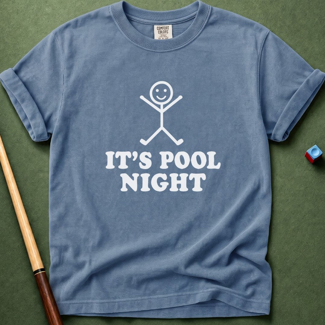Pool Night Stickman T-Shirt