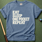 Eat Sleep One Pocket Repeat T-Shirt
