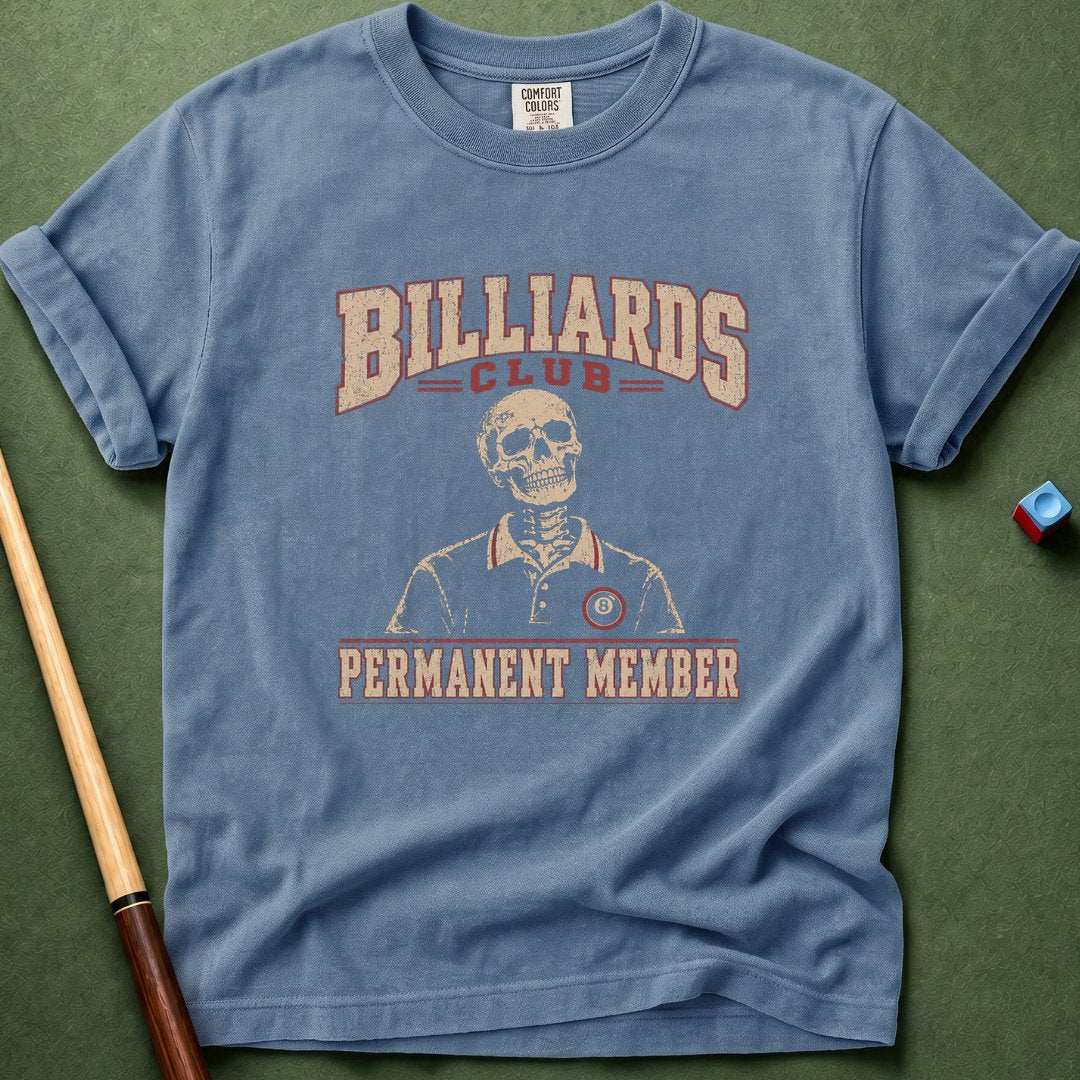 Billiards Club Permanent Member T-Shirt