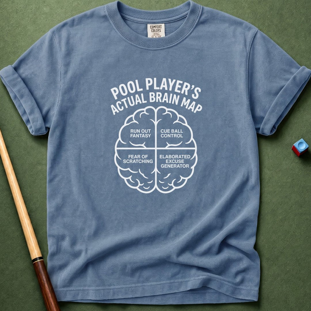 Pool Player Brain T-Shirt
