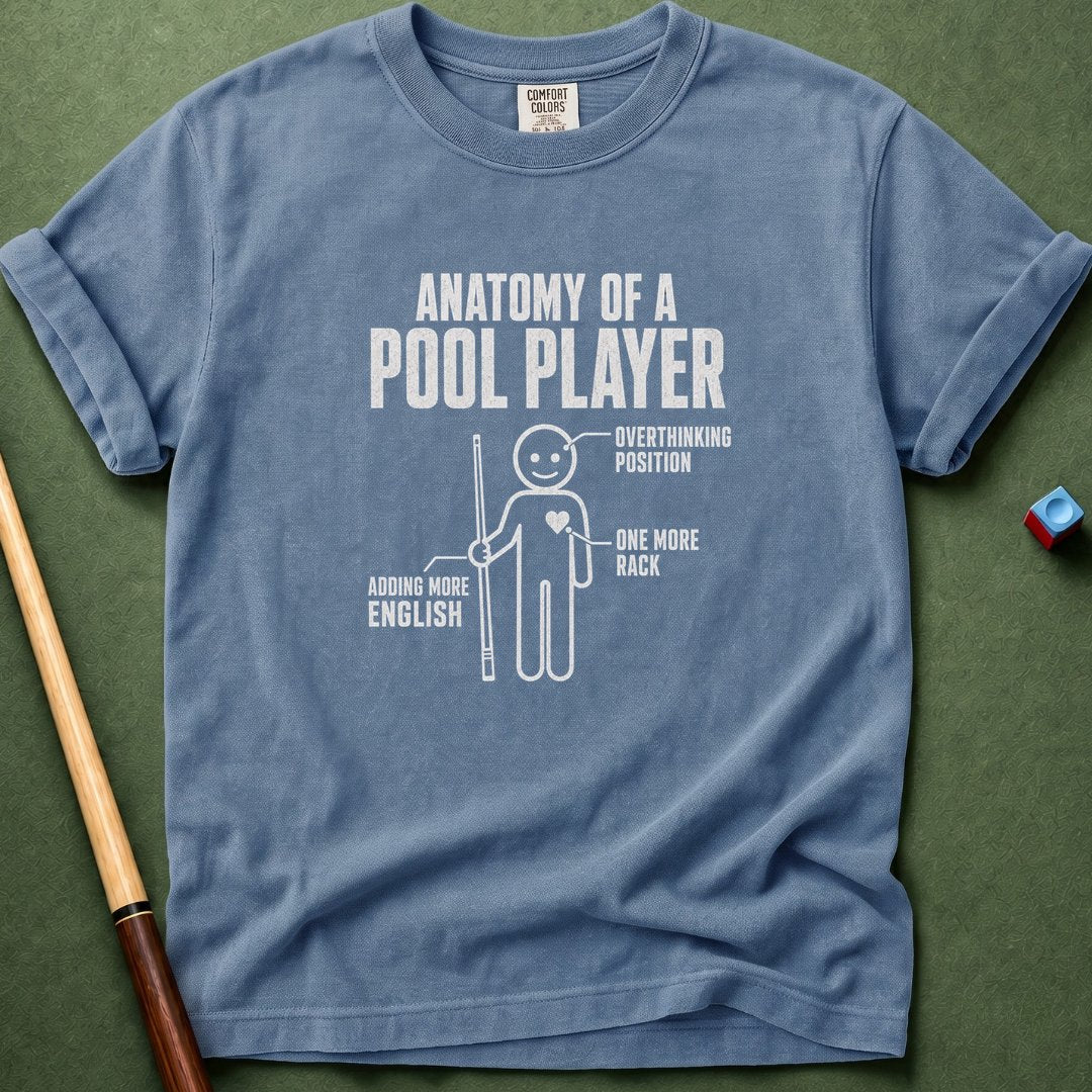 Pool Player Anatomy T-Shirt