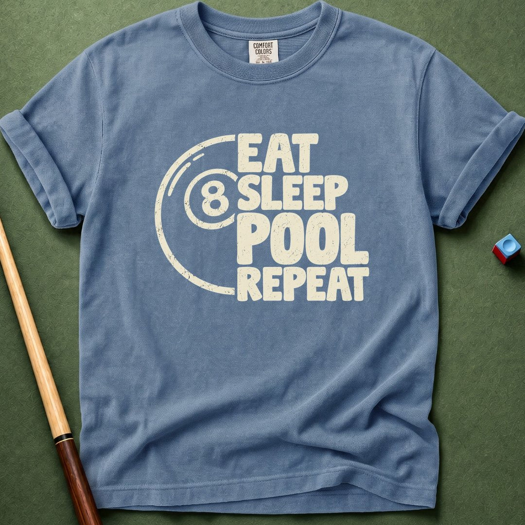 Eat Sleep Pool Repeat T-Shirt
