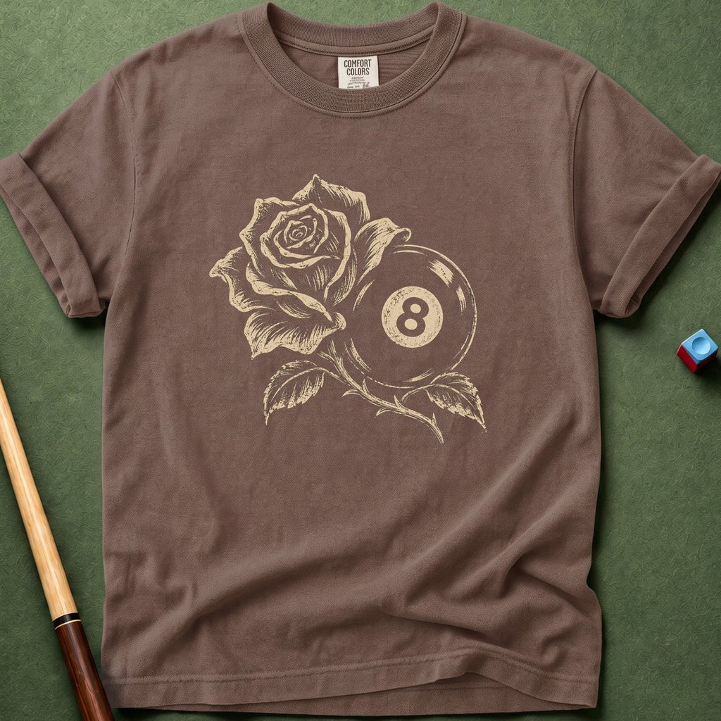Vintage Rose and 8-Ball T-Shirt
