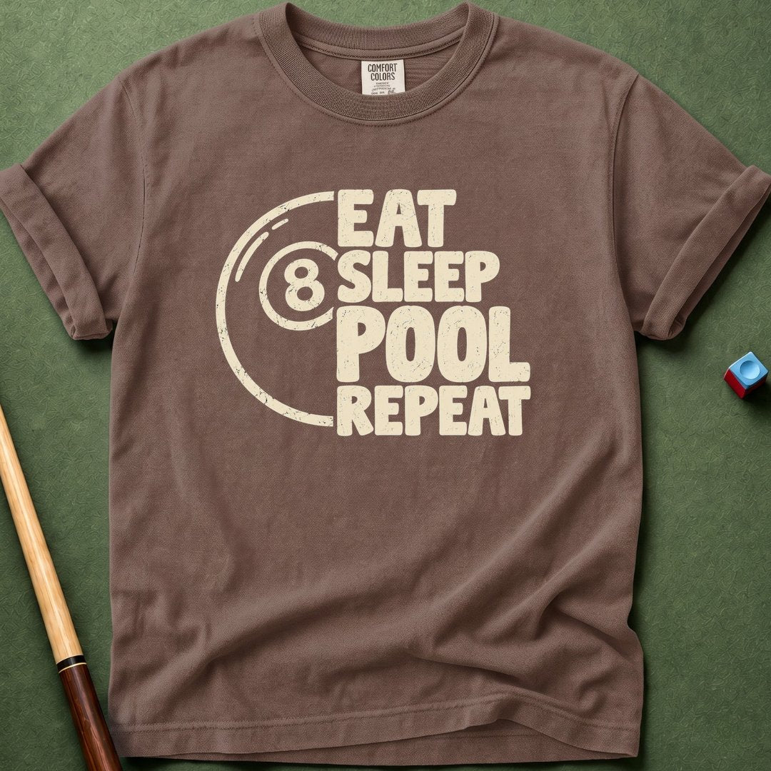 Eat Sleep Pool Repeat T-Shirt
