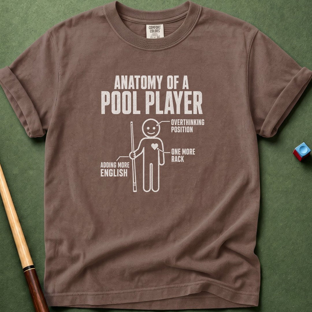 Pool Player Anatomy T-Shirt