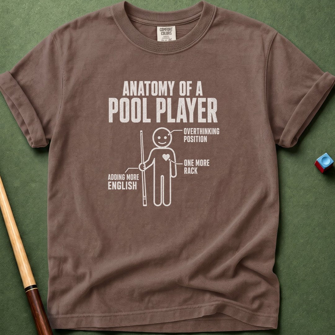 Pool Player Anatomy T-Shirt