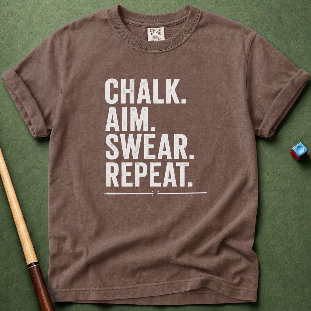 Chalk Aim Swear Repeat T-Shirt
