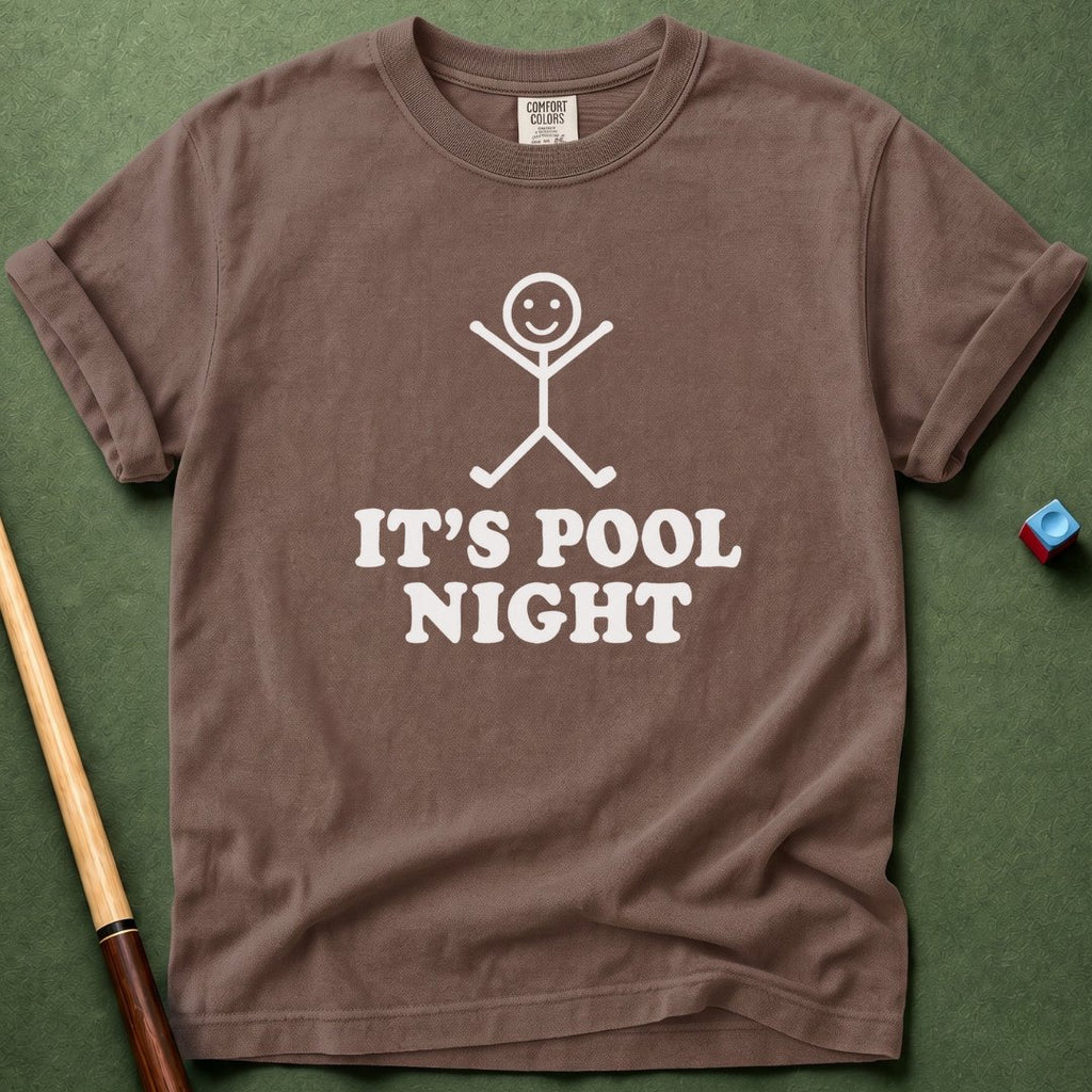 Pool Night Stickman T-Shirt