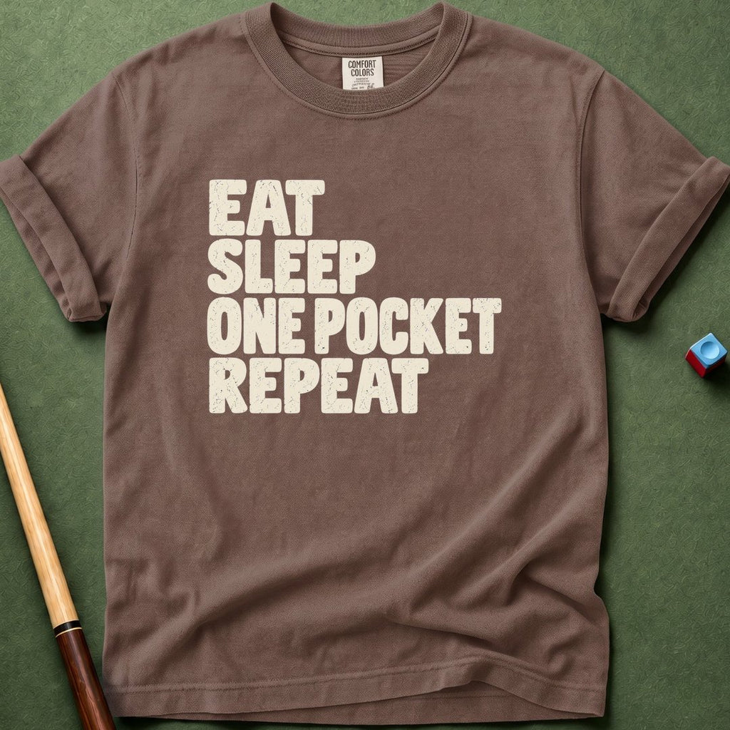 Eat Sleep One Pocket Repeat T-Shirt