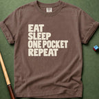 Eat Sleep One Pocket Repeat T-Shirt
