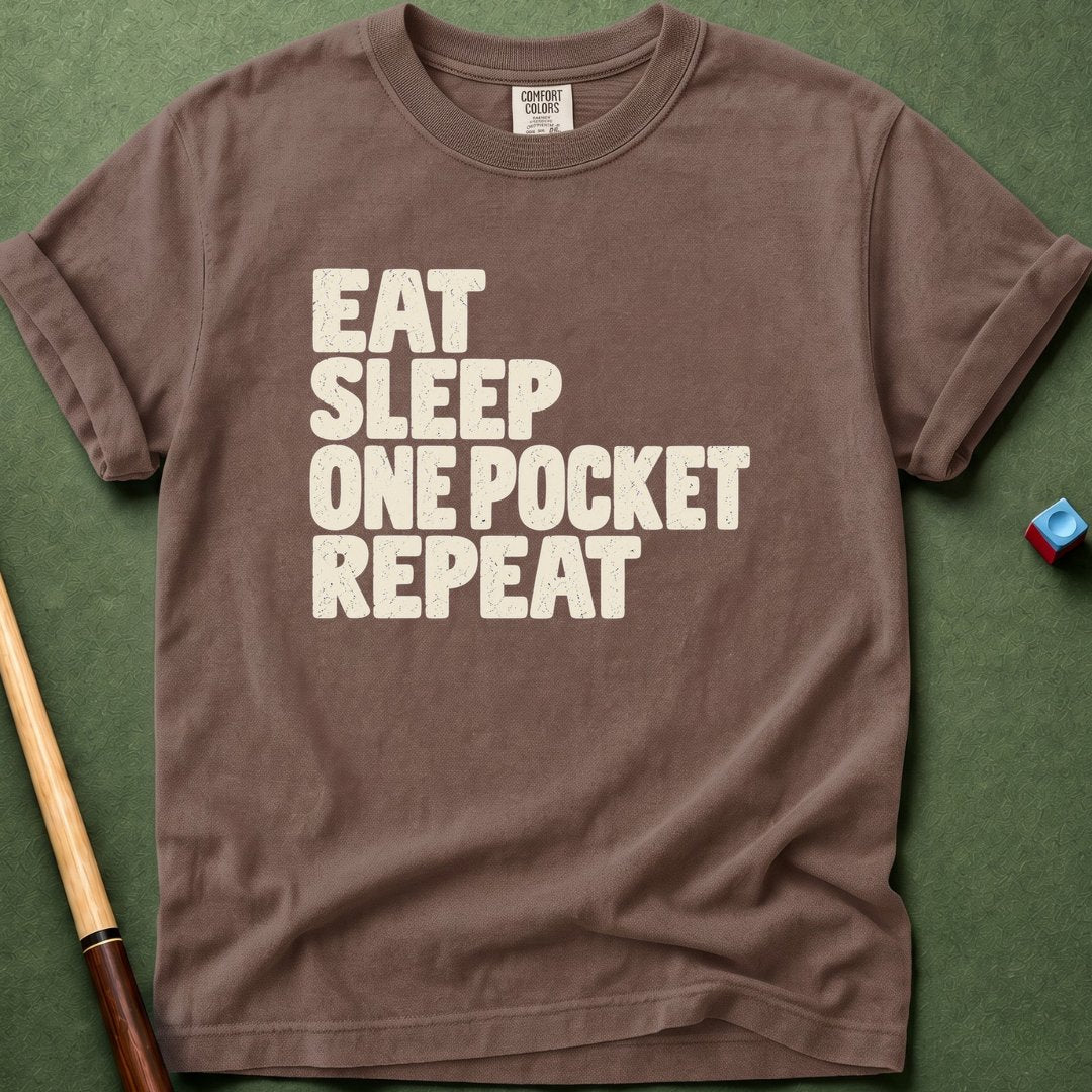 Eat Sleep One Pocket Repeat T-Shirt
