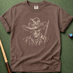 Pool Hall Outlaw Skull T-Shirt