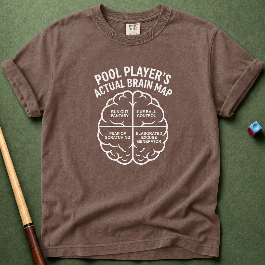 Pool Player Brain T-Shirt