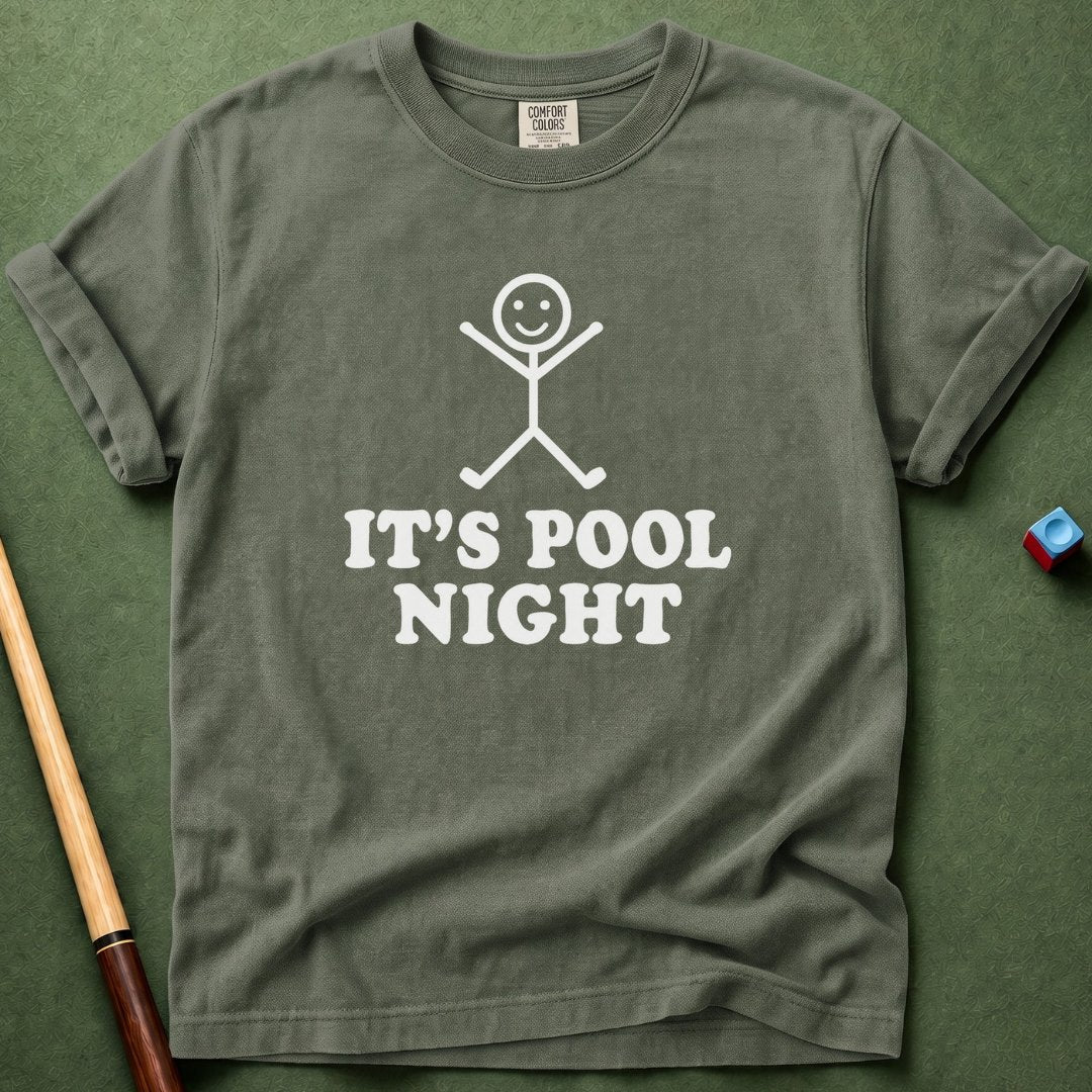 Pool Night Stickman T-Shirt