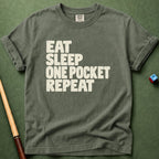 Eat Sleep One Pocket Repeat T-Shirt