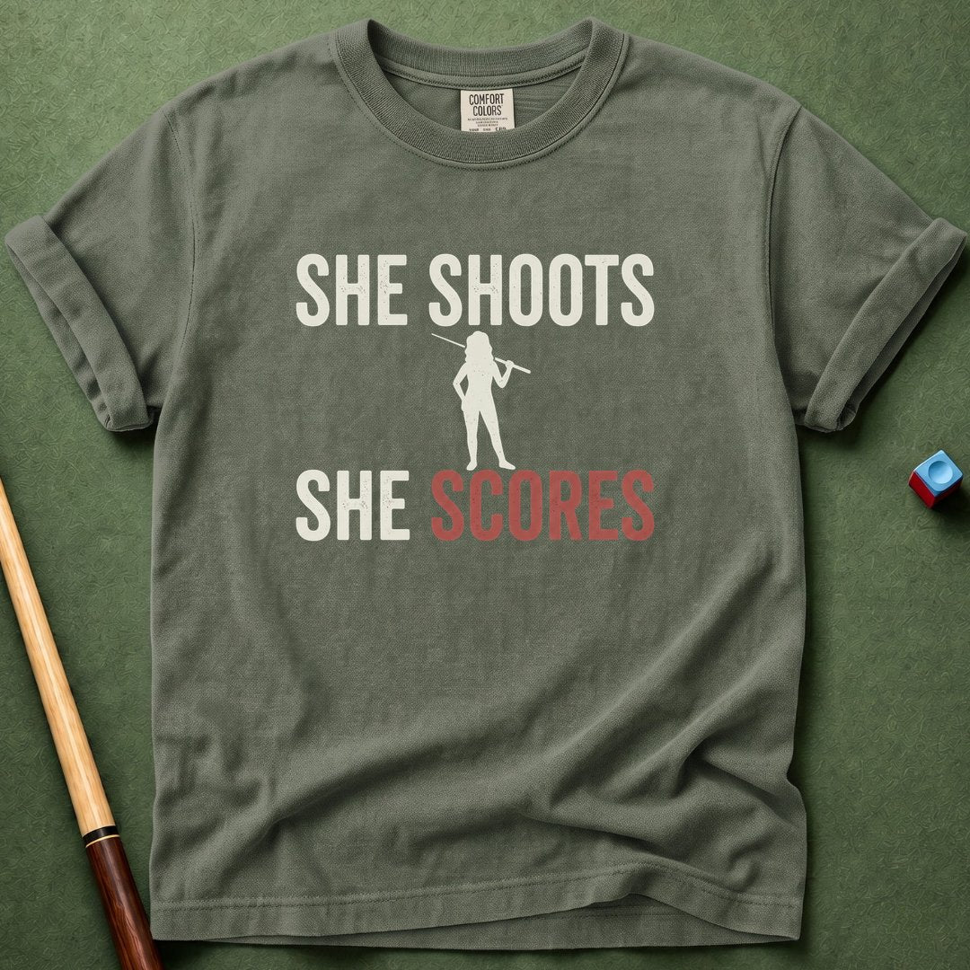 She Shoots She Scores T-Shirt