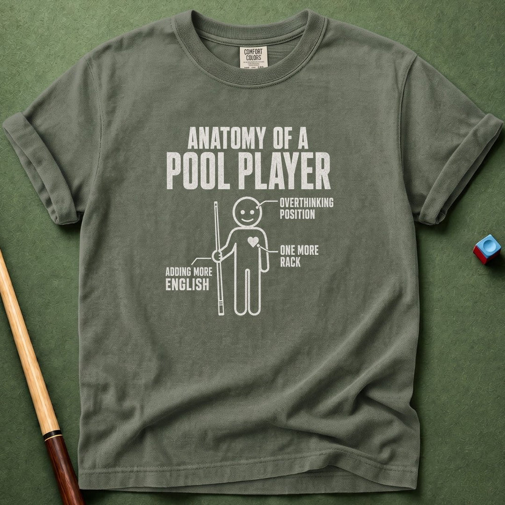 Pool Player Anatomy T-Shirt