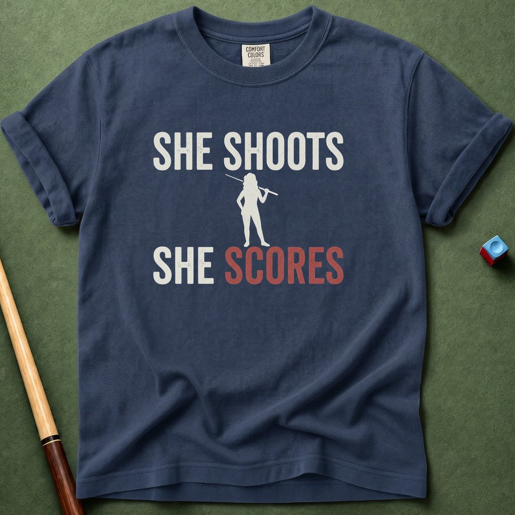 She Shoots She Scores T-Shirt