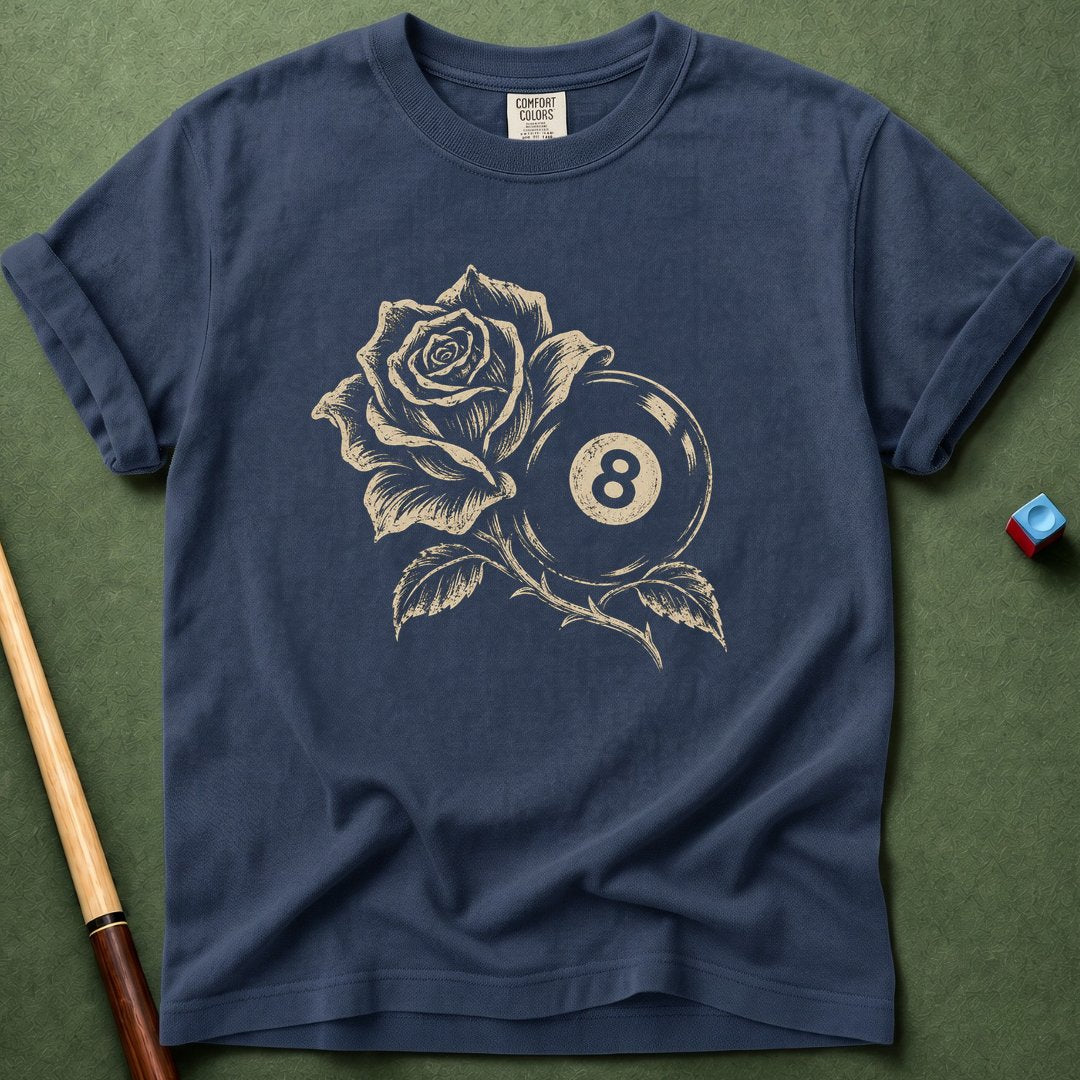 Vintage Rose and 8-Ball T-Shirt