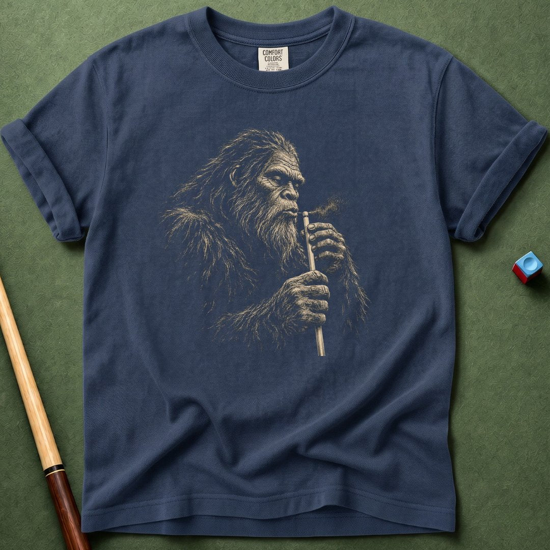 Bigfoot Blowing Chalk T-Shirt
