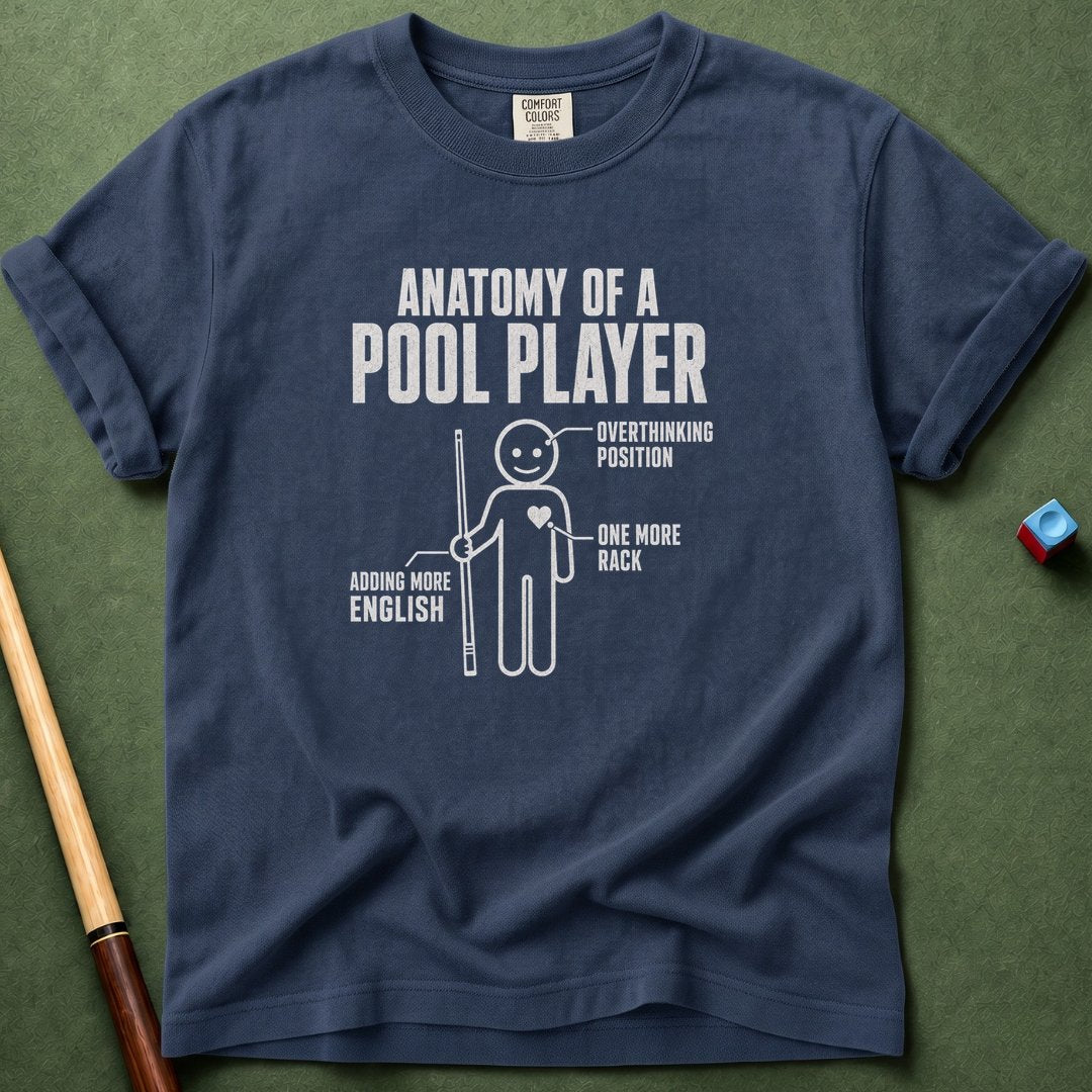 Pool Player Anatomy T-Shirt