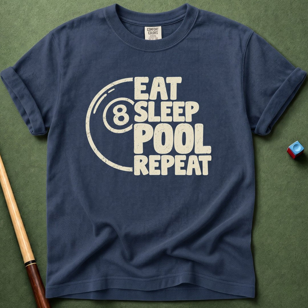 Eat Sleep Pool Repeat T-Shirt
