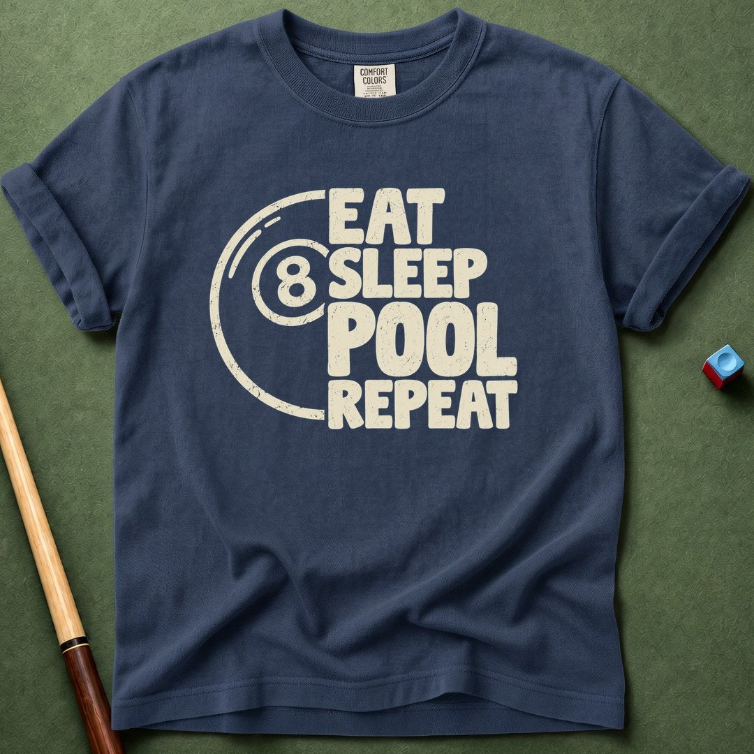 Eat Sleep Pool Repeat T-Shirt