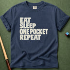 Eat Sleep One Pocket Repeat T-Shirt