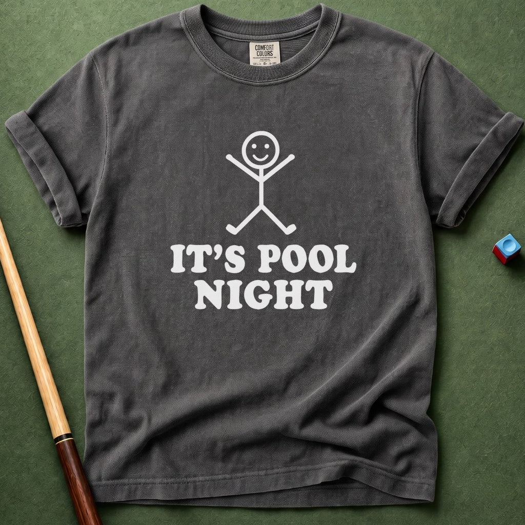 Pool Night Stickman T-Shirt
