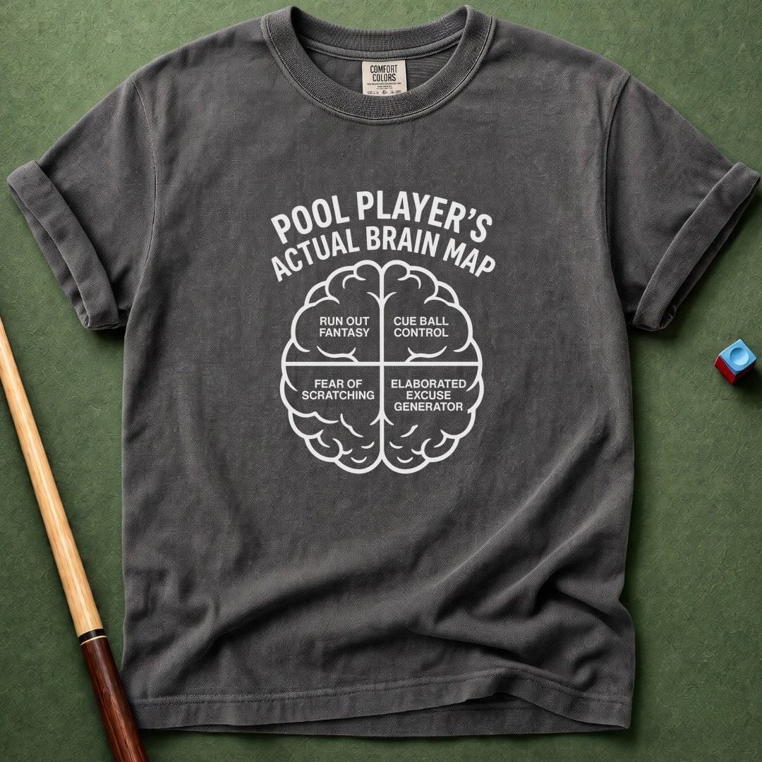 Pool Player Brain T-Shirt