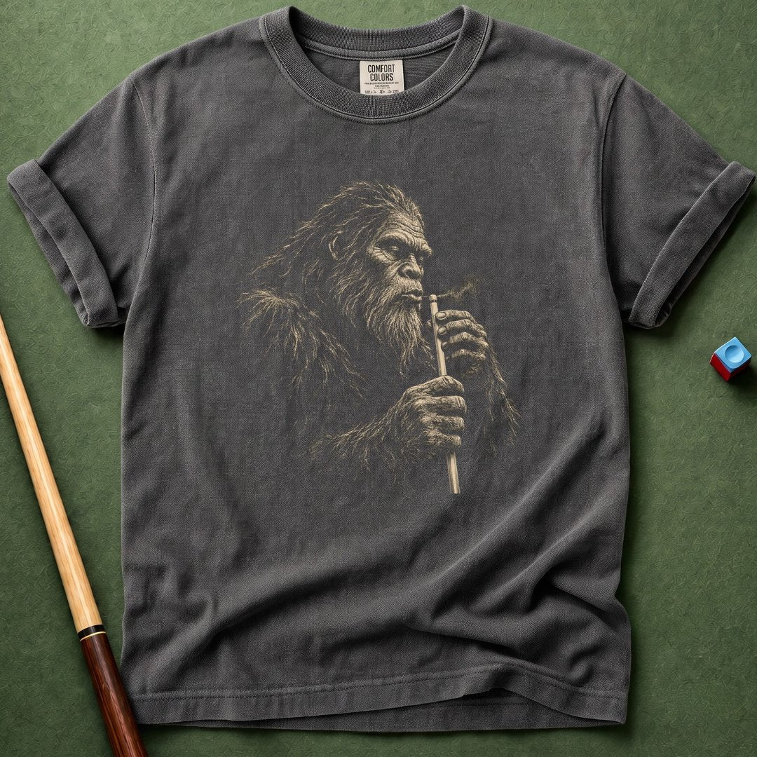 Bigfoot Blowing Chalk T-Shirt