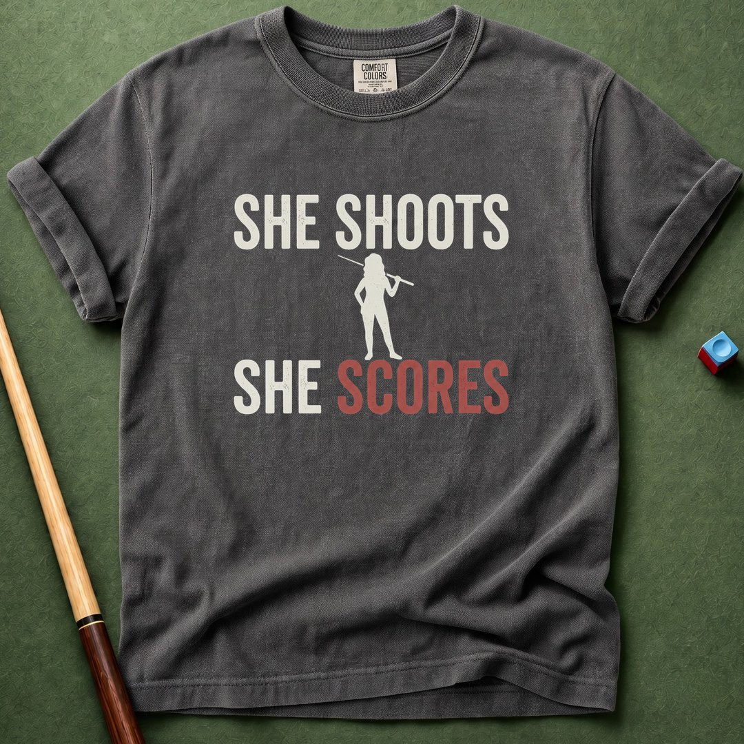 She Shoots She Scores T-Shirt