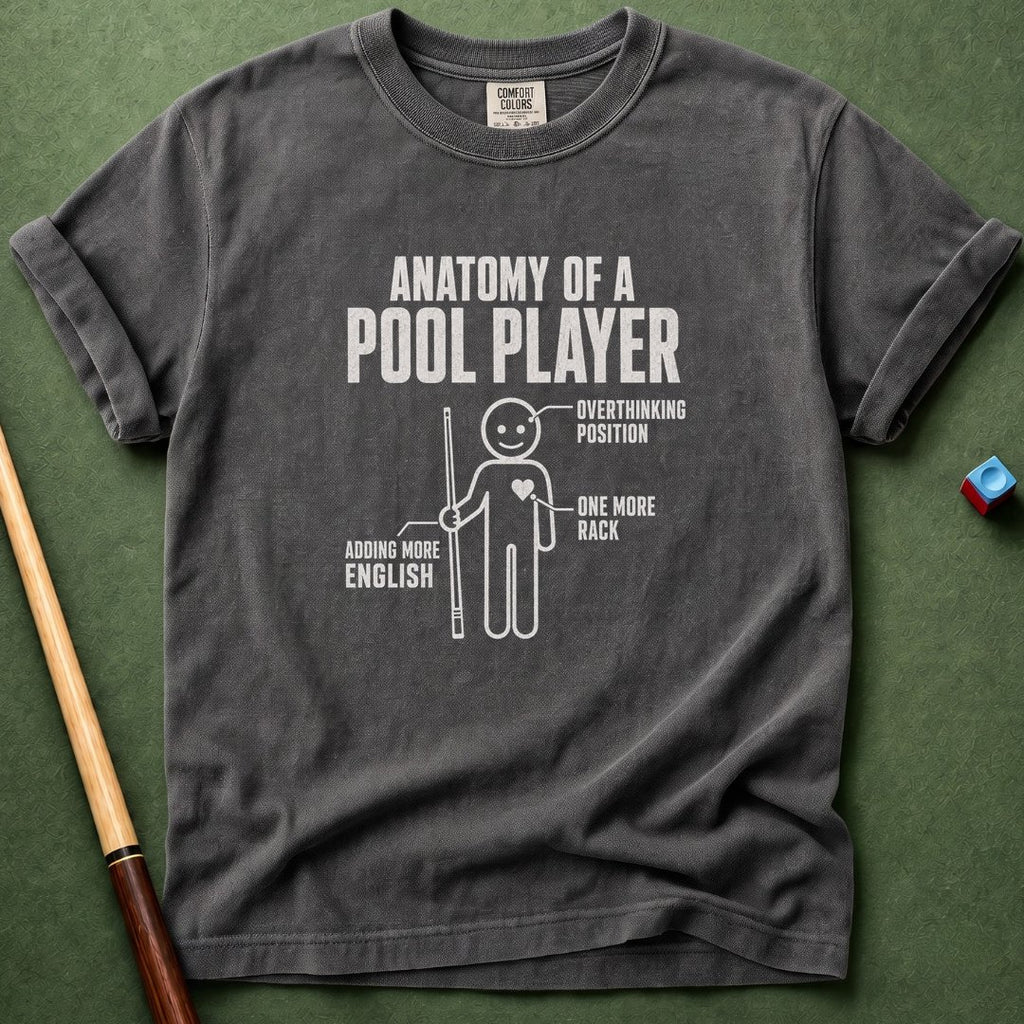 Pool Player Anatomy T-Shirt