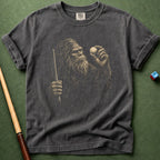 Bigfoot Studying Cue Ball T-Shirt