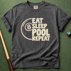 Eat Sleep Pool Repeat T-Shirt